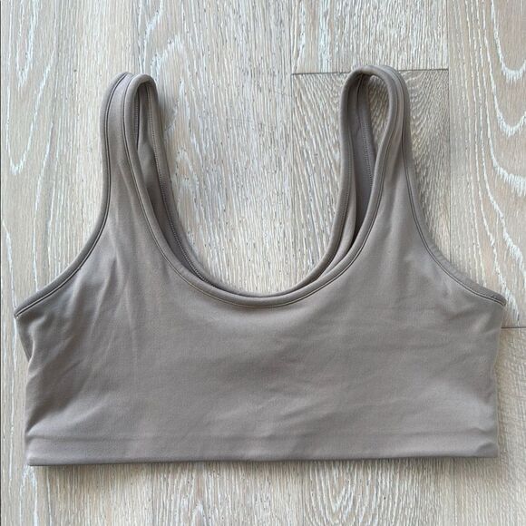 437 Other - 437 Scoop Neck Light Support Sports Bra Beige/Tan SzL